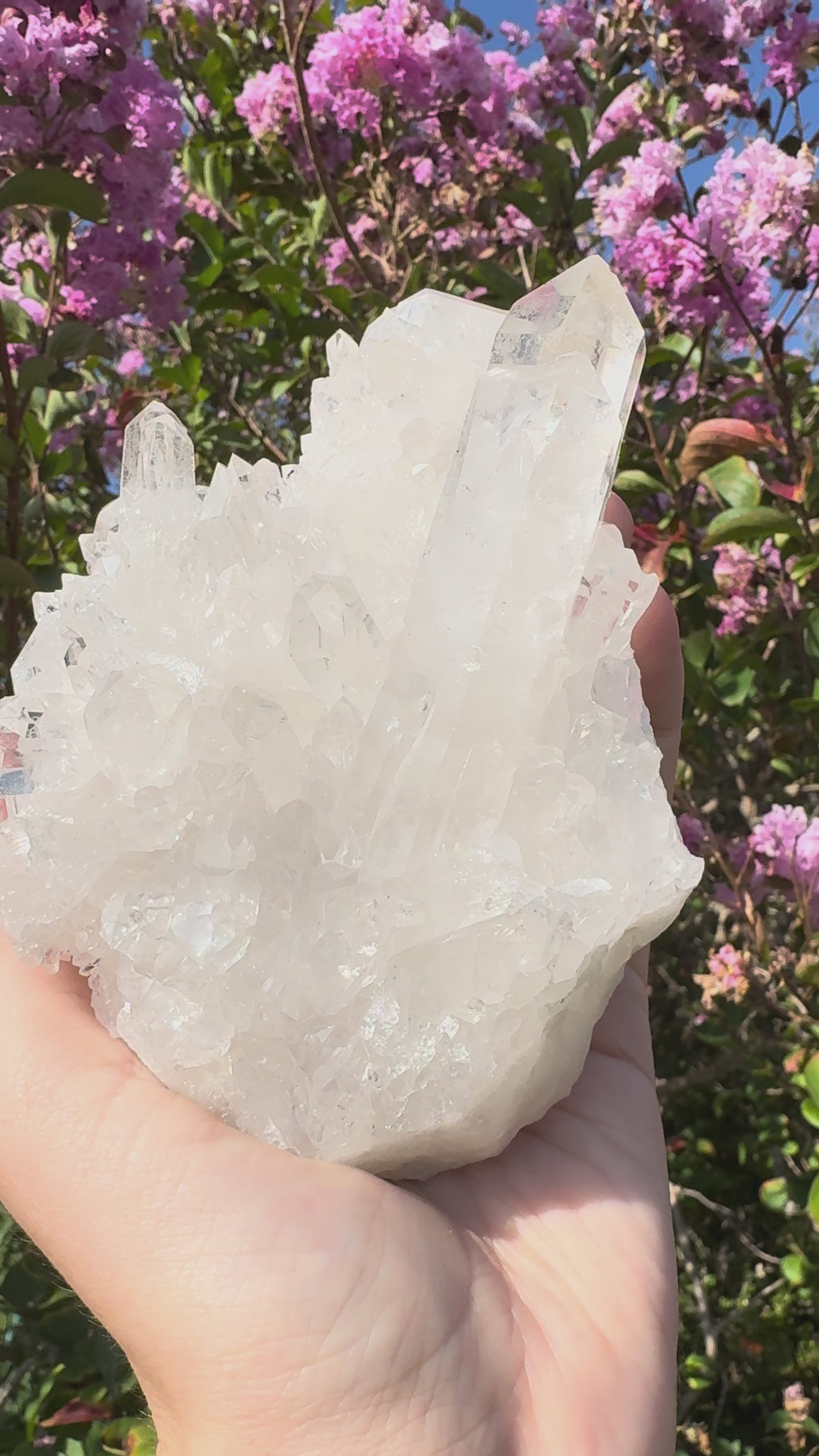 Clear Quartz Cluster - A+/AA Grade